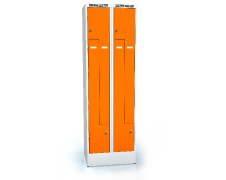 Cloakroom locker Z-shaped doors ALSIN 1920 x 600 x 500